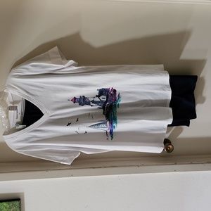 NWOT WOMAN WITHIN LARGE CAPRI SET